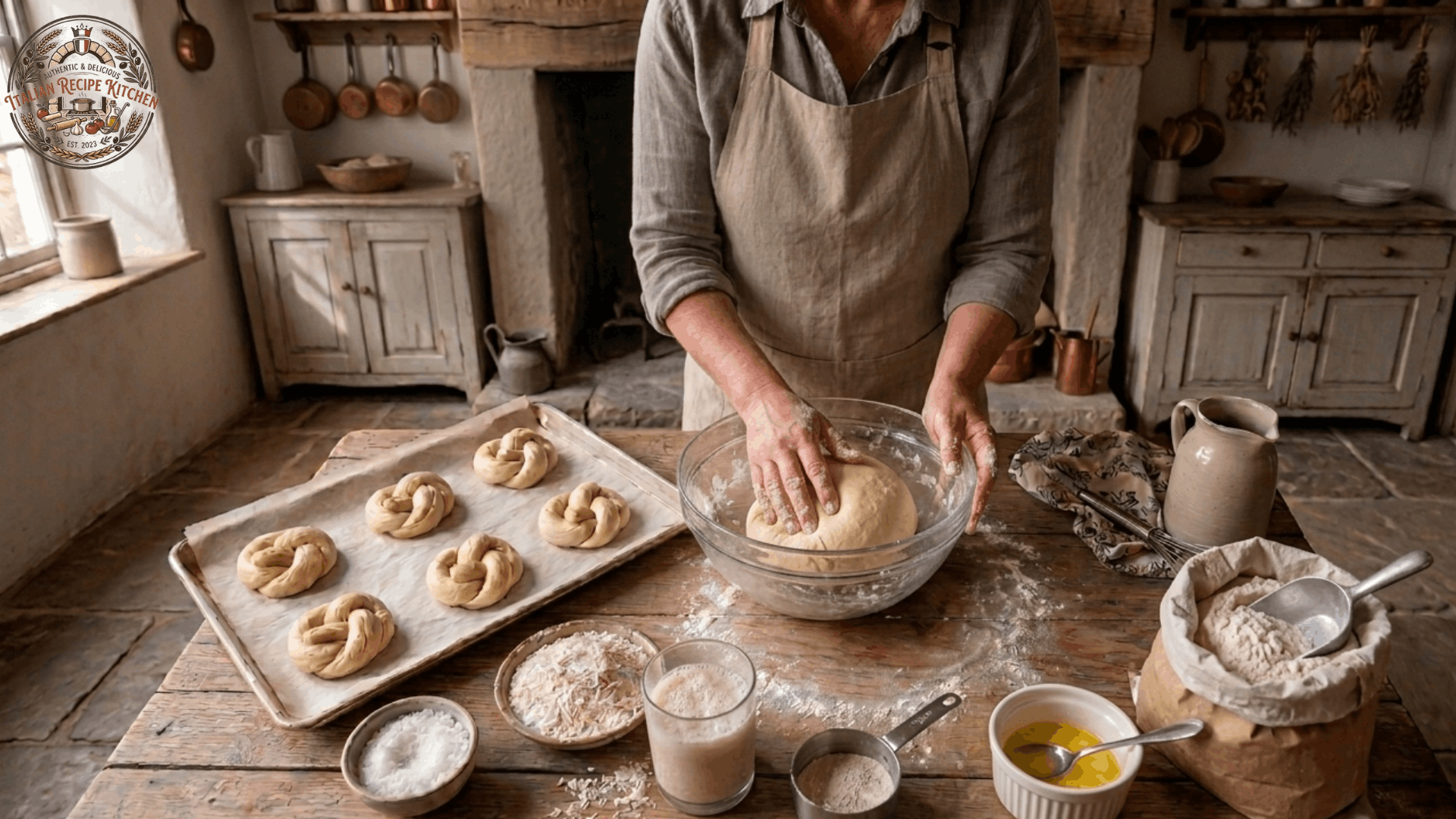 Make the Pretzel Dough