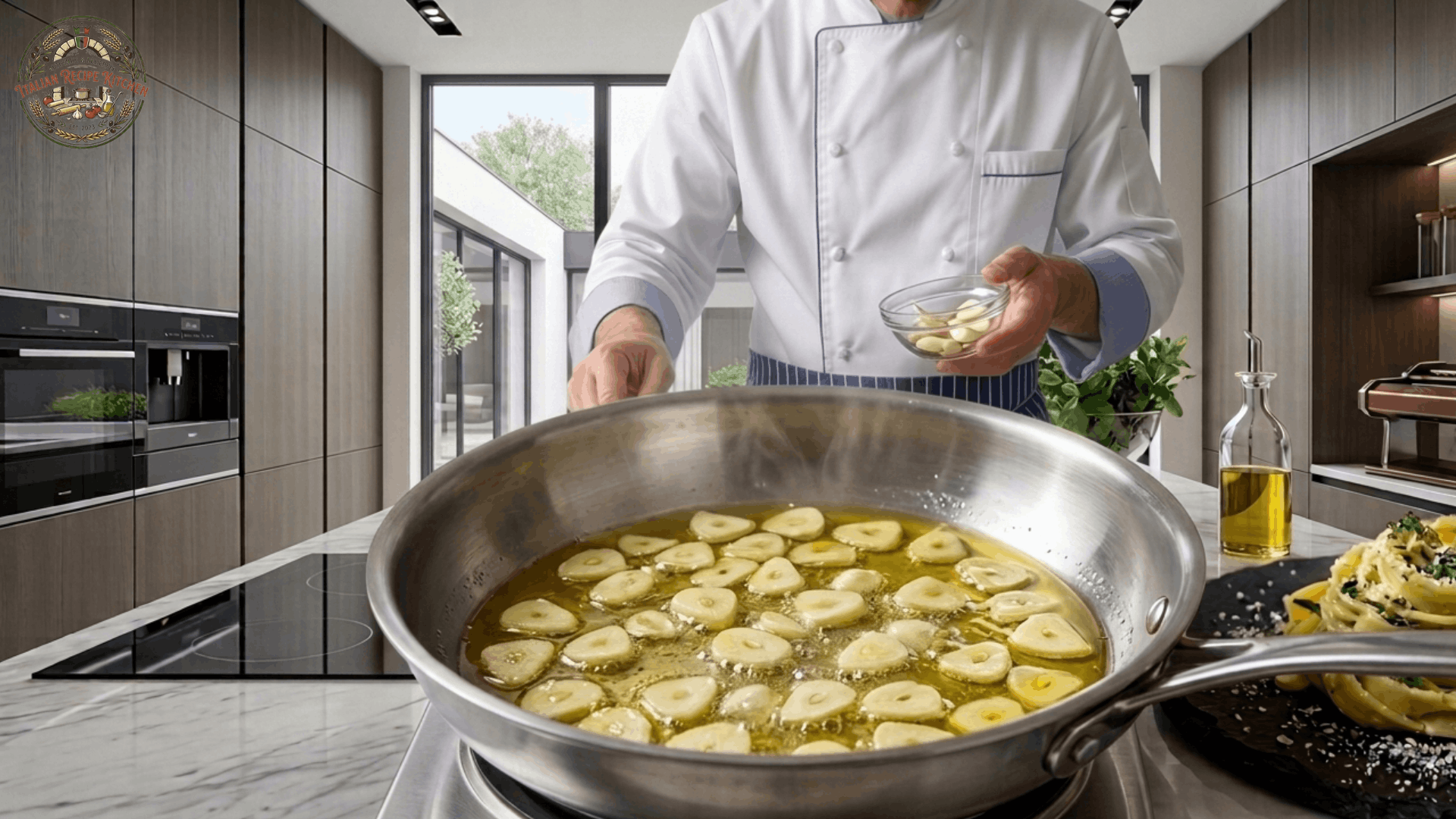 Build the Garlic Oil Base