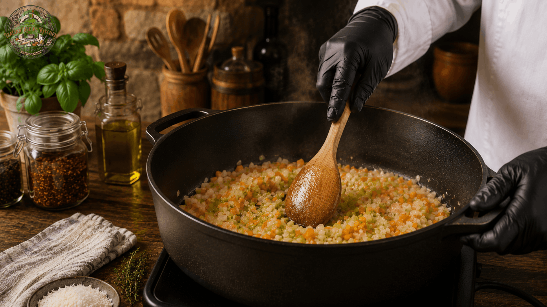 Heat the Fat and Cook Pancetta