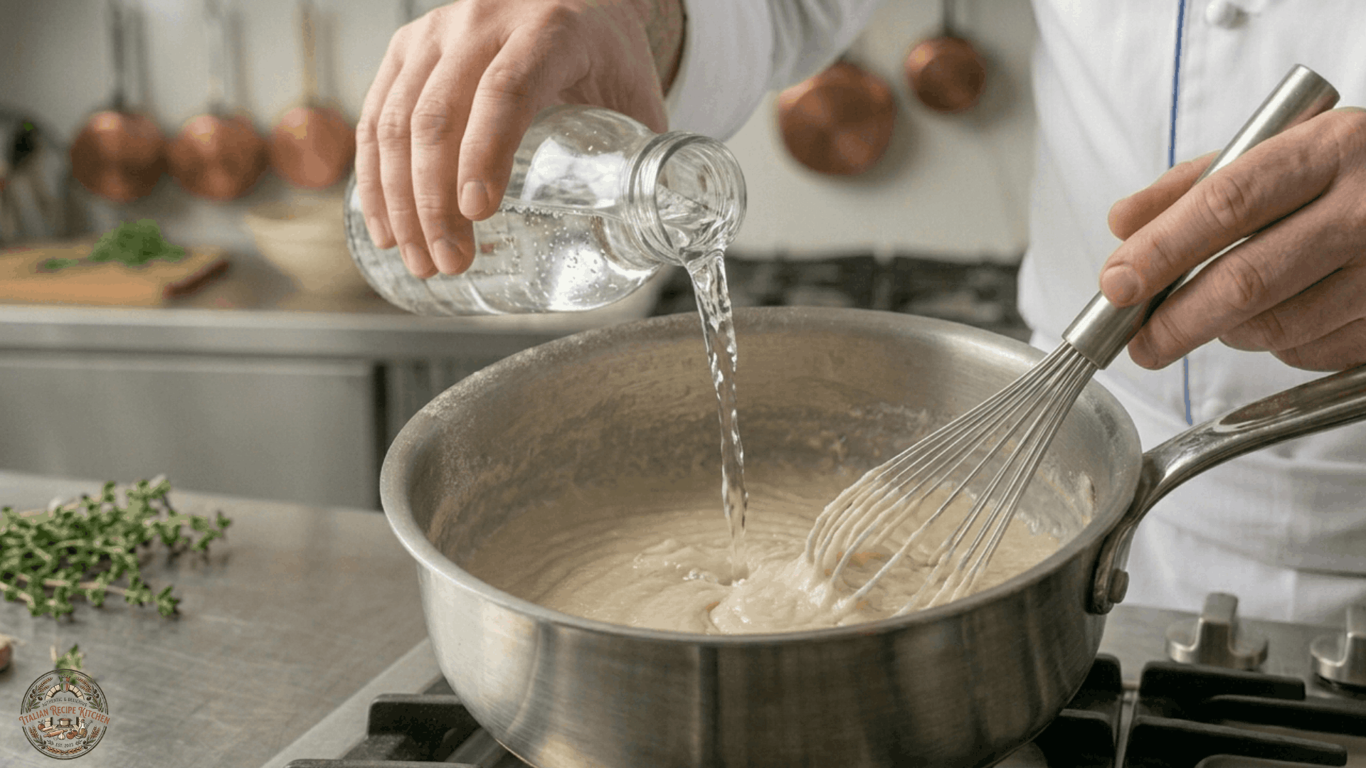 Add the Warm Milk Gradually