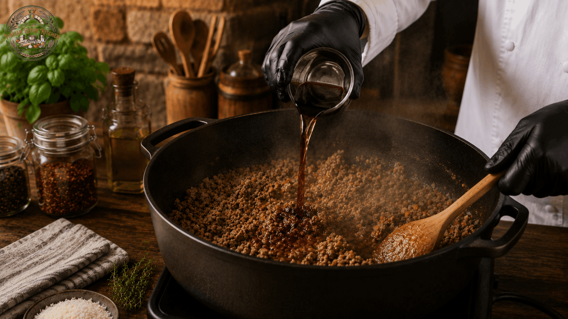 Deglaze with Wine