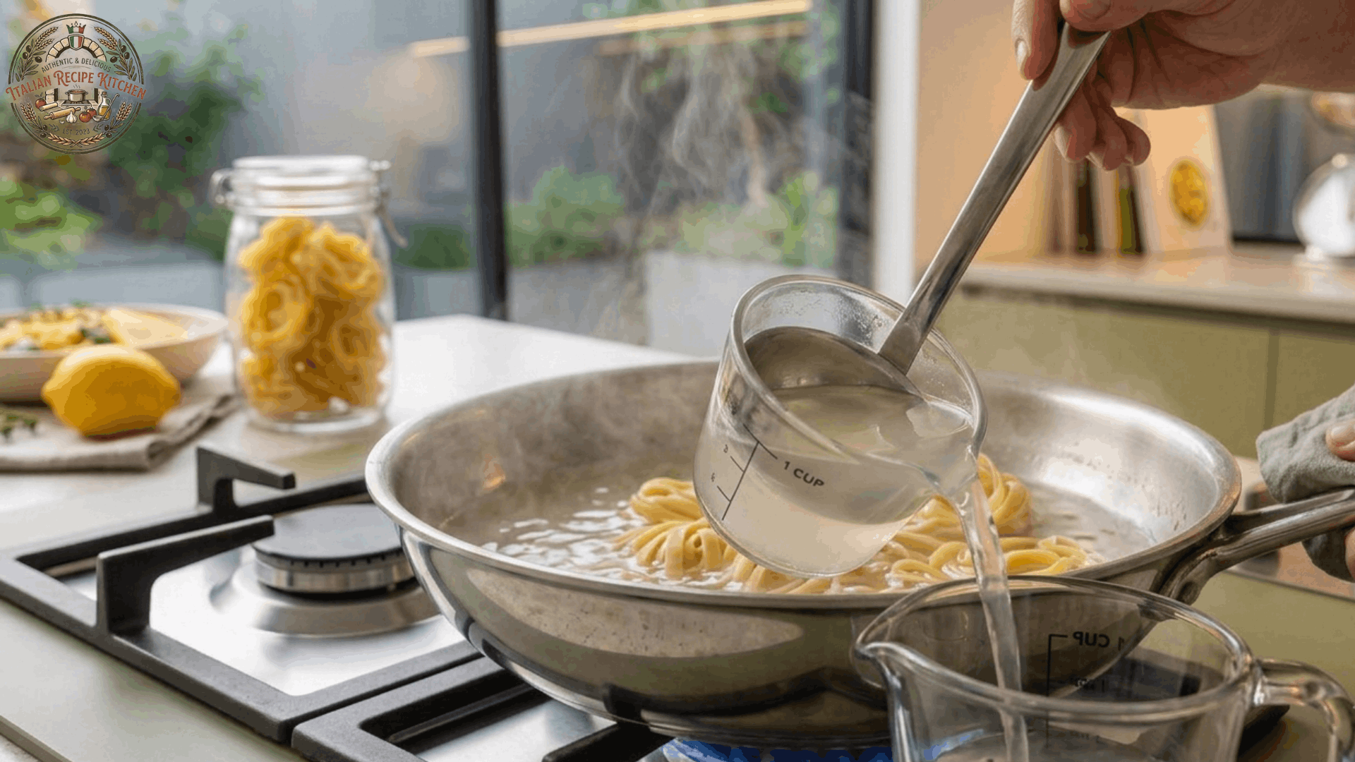 Step 2: Reserve the Pasta Water