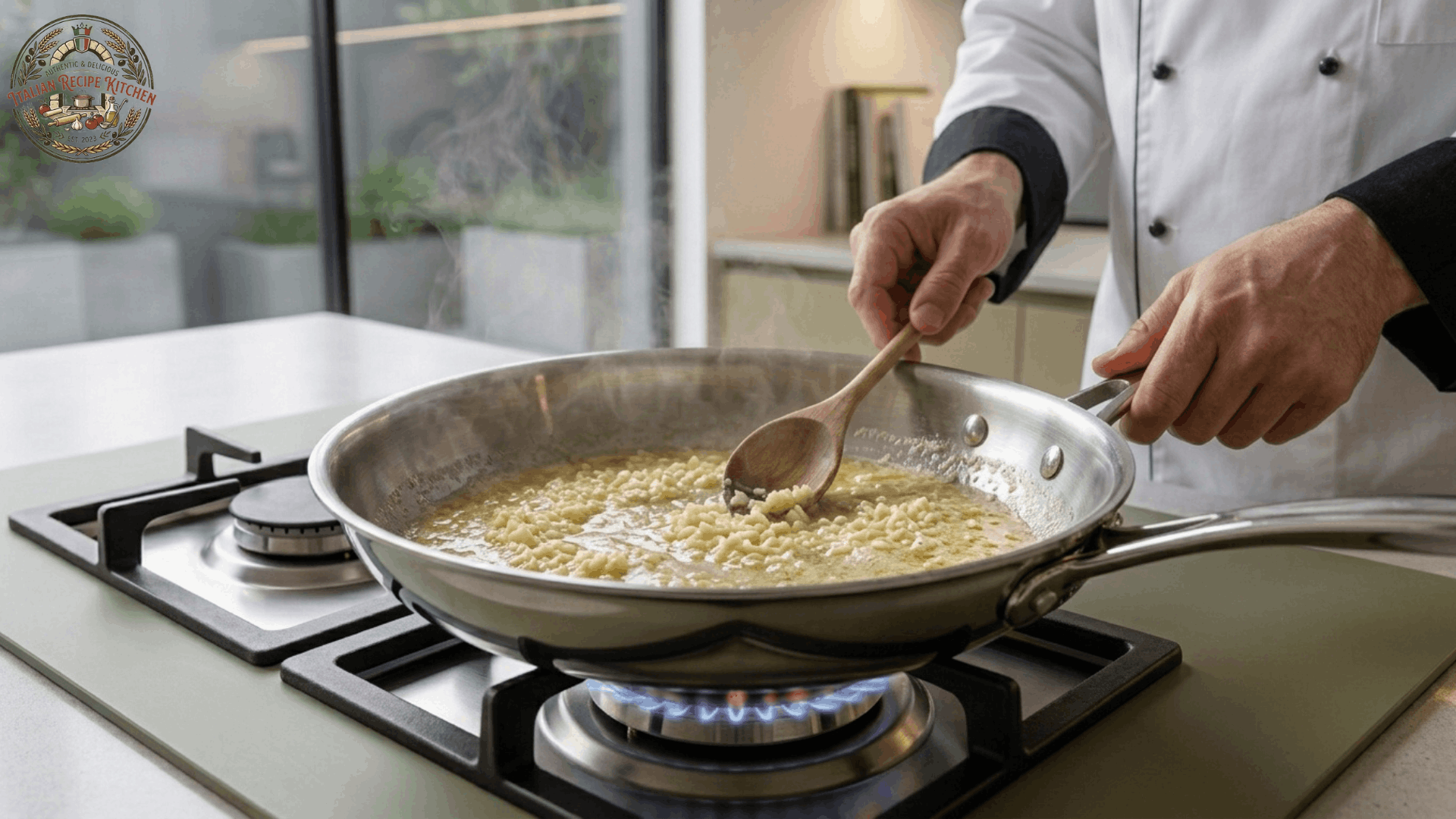 Step 2: Sauté the Garlic