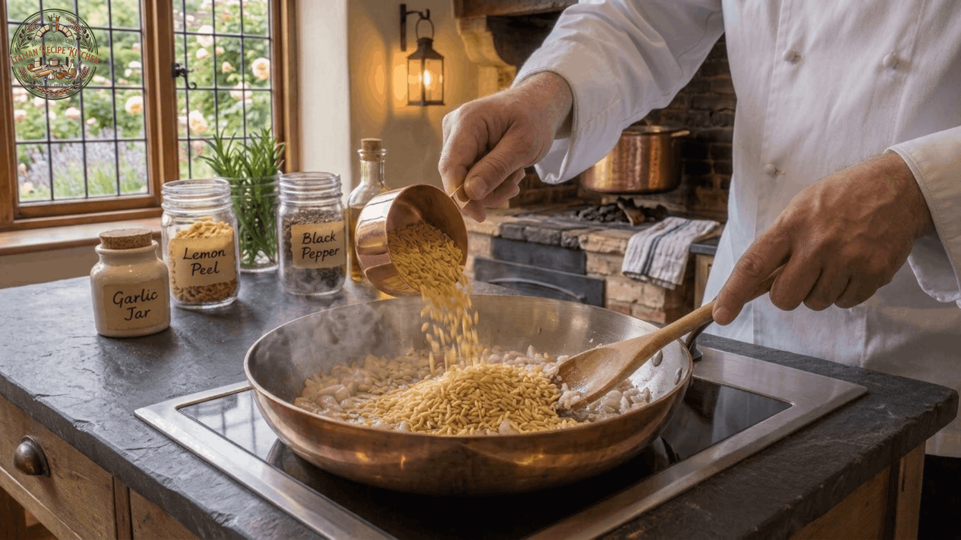Step 3: Toast the Orzo