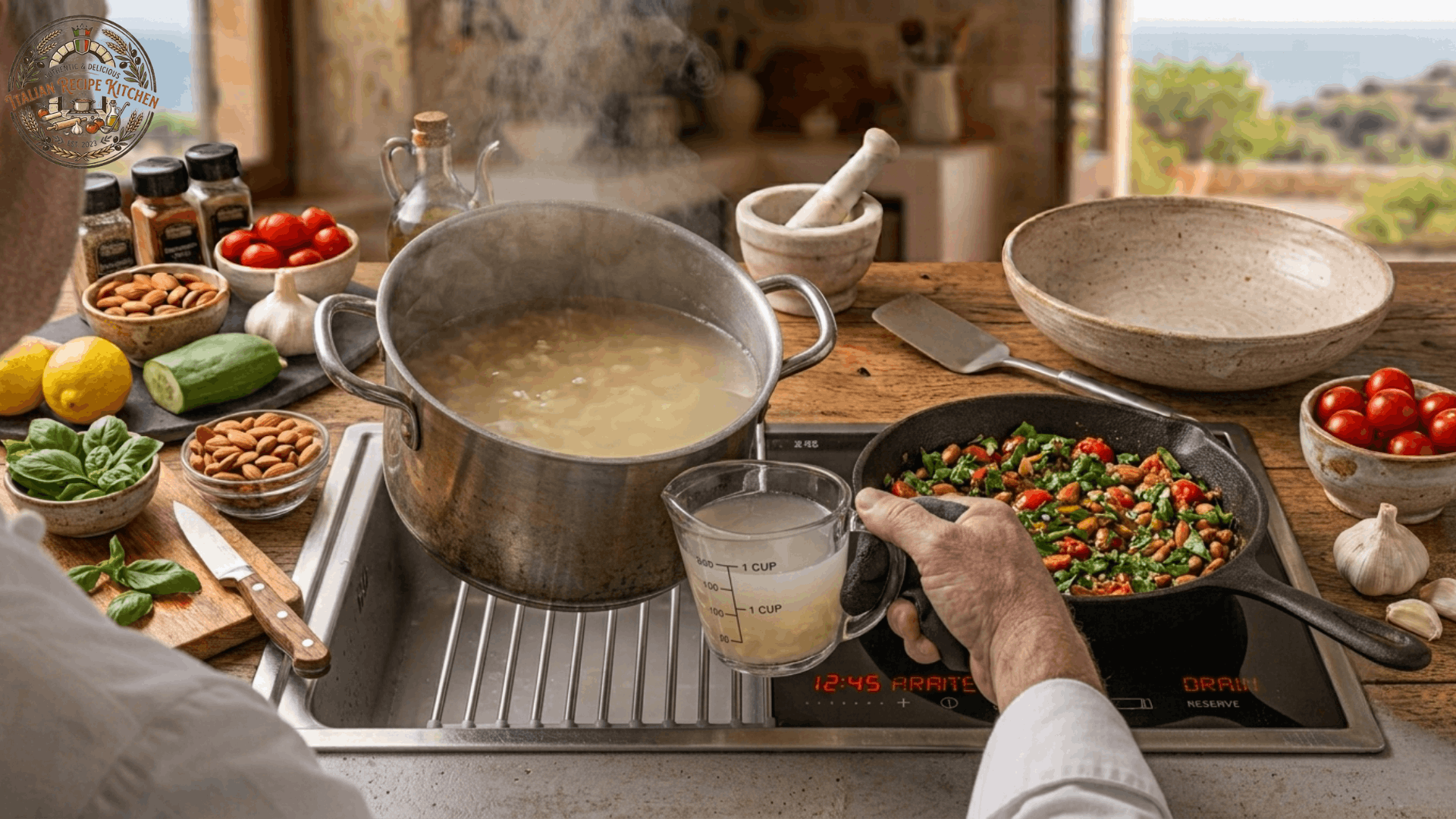 Step 6: Reserve the Pasta Water