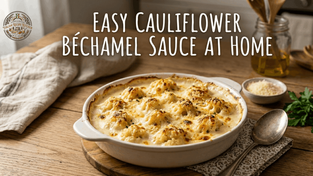Easy Cauliflower Béchamel Sauce at Home