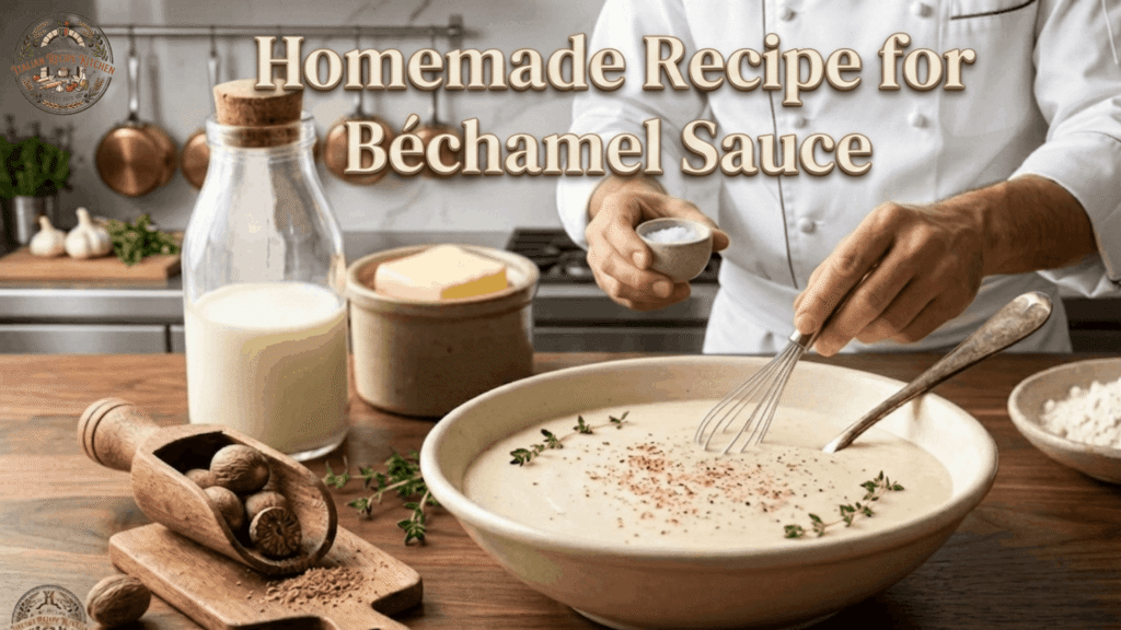 Homemade Recipe for Béchamel Sauce