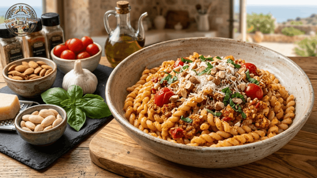 Best Homemade Busiate with Trapanese Pesto