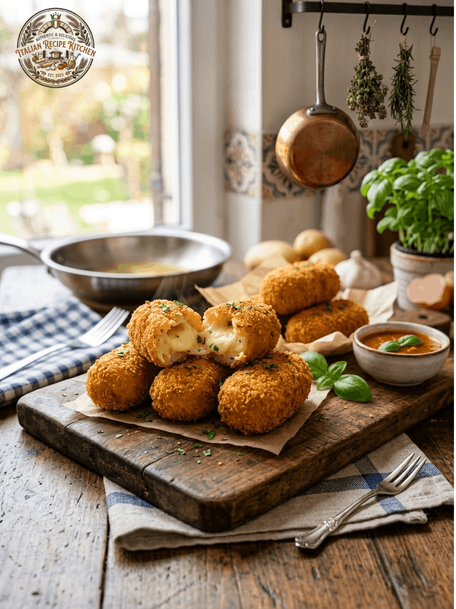 Crocchette Recipe – Crispy, Creamy & Easy Homemade Italian Potato Croquettes