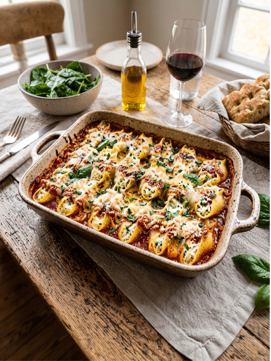 Best Homemade Italian Stuffed Shells Recipe
